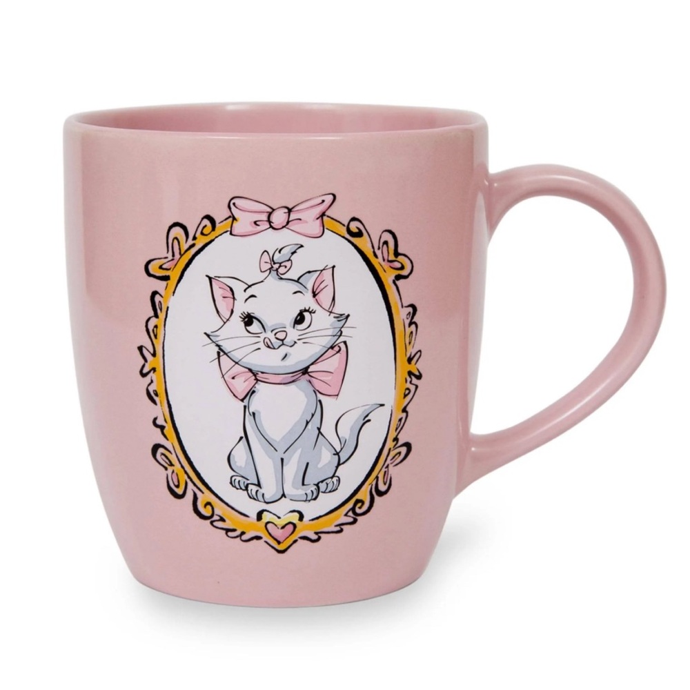 Disney The Aristocats Marie Purrfect Frame Pink & Mauve Ceramic Coffee Mug 18oz